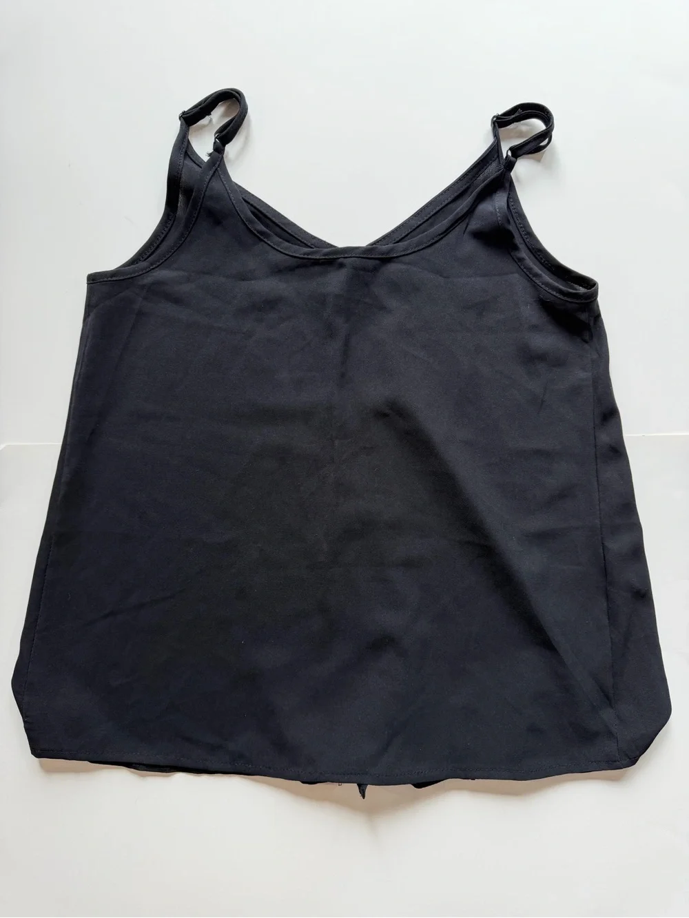 Black Button-Front Top - Picture 4 of 6